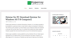 Desktop Screenshot of hyperray.net